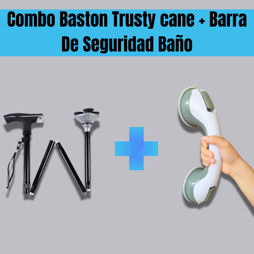 Combo Baston Trusty + Barra De Seguridad